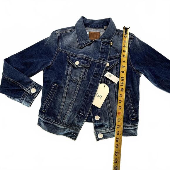Cult Gaia x Gap Asymmetrical Denim Jacket. Women’s Small - Picture 6 of 9